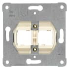 SIEMENS - Tragplatte Modular Jack zur Aufnahme von bis zu 2 Steckverb., weißer Einsatz