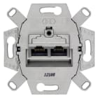 SIEMENS - DELTA UAE Anschlussdose geschirmt, 2x 8-polig RJ45 Kat. 6 E