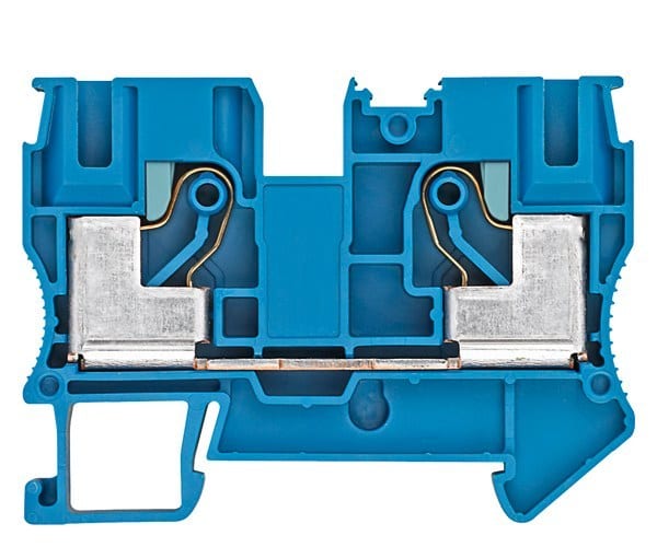 SIEMENS - Durchgangsklemme IPO-Technik, 10mm² Breite 10,0 mm, blau 1000V 2 Schlusspunkte