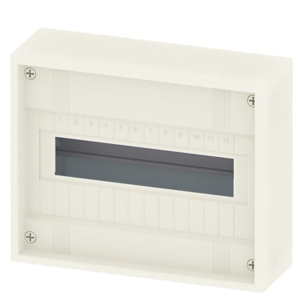 SIEMENS - SIMBOX XL Aufputz, ohne Tür 1-reihig-1x 12 TE (14 TE) Schutzklasse 2
