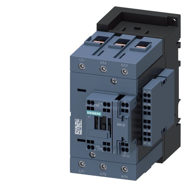 SIEMENS - Schütz,AC-3e,95A/45kW/400V,3-polig,AC230V/50Hz,2S+2Ö,Schraubanschluss/Federzu...