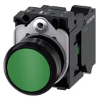 SIEMENS - Drucktaster, 22mm, rund, Kunststoff, grün, Druckknopf, 1S