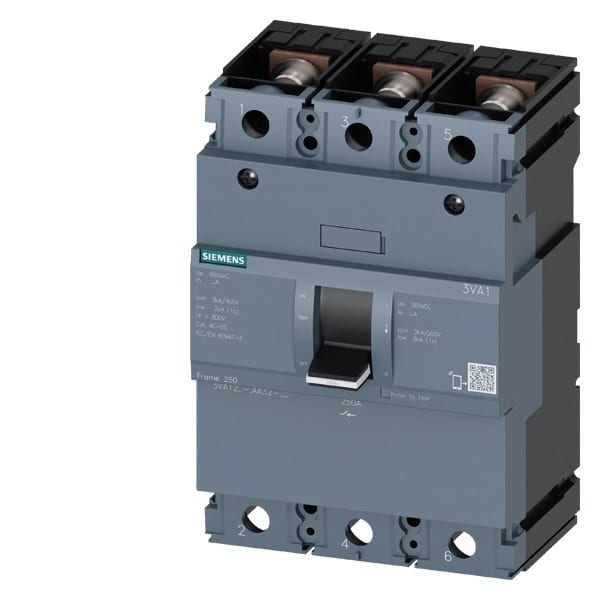 SIEMENS - Lasttrennschalter, IEC, Frame 250, 250 A, 3-polig, Schraubenflachanschluss
