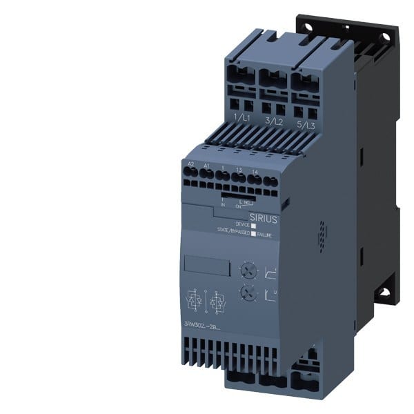 SIEMENS - Sanftstarter S0, 38A, 18,5kW/400V, 40 Grad, AC200-480V, AC/DC24V
