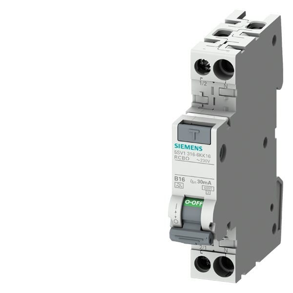 SIEMENS - FI/LS kompakt 1P+N 6kA Typ A(G) 30mA C10