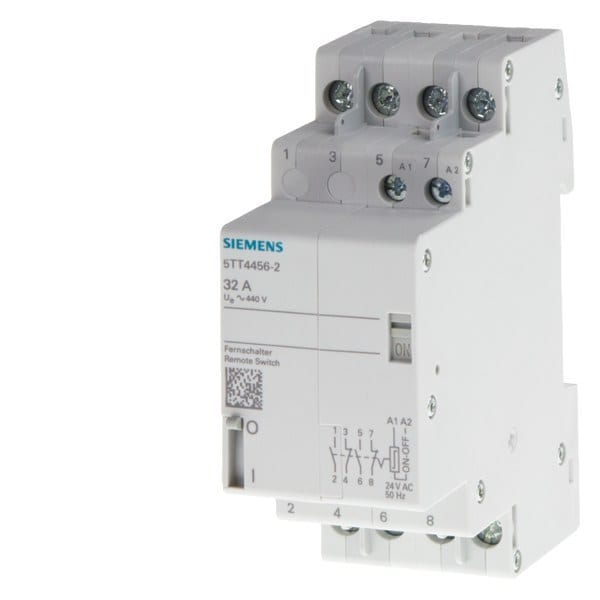 SIEMENS - Fernschalter Kontakt für 32A Spannung AC 230V 4 Schließer