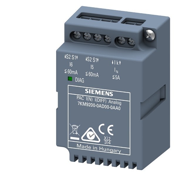 SIEMENS - Erweiterungsmodul I(N),I(Diff),analog N-Leiter Messung, Differenzstrommessung