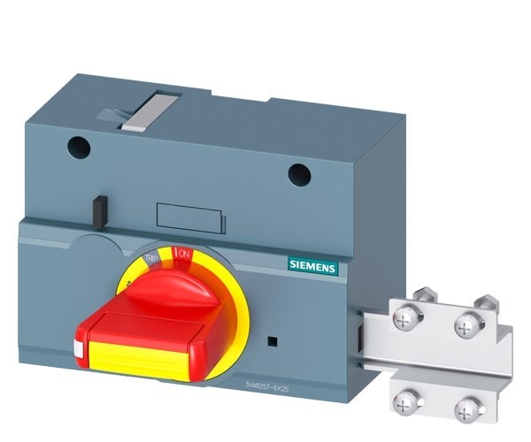 SIEMENS - Frontdrehantrieb Not-Aus mit Türverriegelung IEC IP30/40 Zubehör für: 3VA1 250
