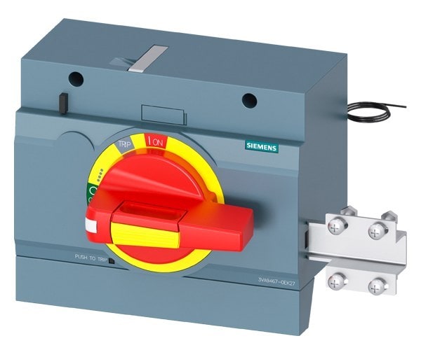 SIEMENS - Frontdrehantrieb Not-Aus mit Türverriegelung IEC IP30/40 Beleuchtungs-Kit 24V DC