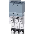 SIEMENS - Rundleiteranschlussklemme 2 Kabel 3 Stück Hilfsleiterspannungsabgriff 3 Stück