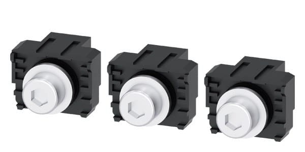 SIEMENS - Schraubenflachanschluss 3 Stück Zubehör für: 3VA2 100/160/250