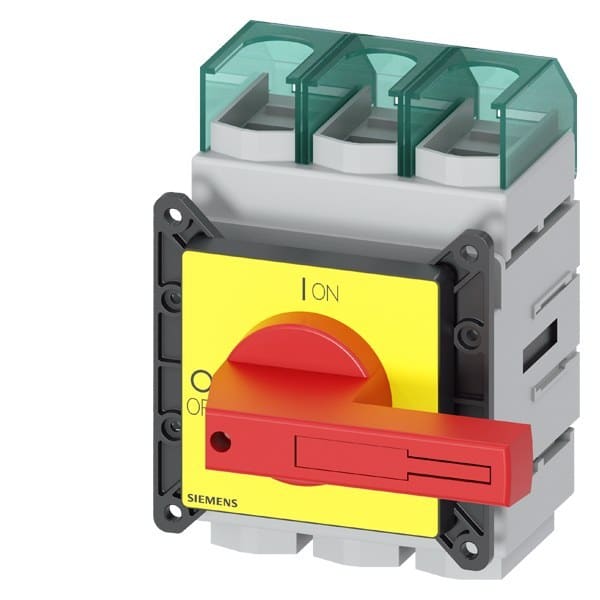SIEMENS - SENTRON, Lasttrennschalter 3LD, Not-Aus-Schalter, 3- polig, Iu=250A