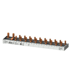 SIEMENS - Stiftsammelschiene 10mm2, 2-phasig, 1x (N+1PH) + 10x (1PH+N), 215mm schneidbar