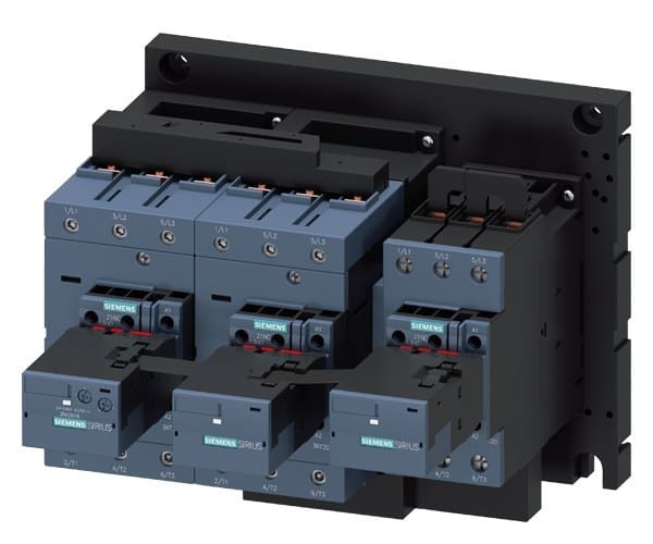 SIEMENS - Stern-Dreieck-Kombination, AC-3, 55kW/400V, AC/DC 20-33V, S3, 3S+3Ö, m. Varistor
