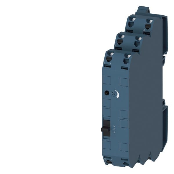 SIEMENS - Trennwandler AC/DC 24V, 3-Wege Ein: 0-10V, 0/4-20mA Aus: 0-10V, 0/4-20mA