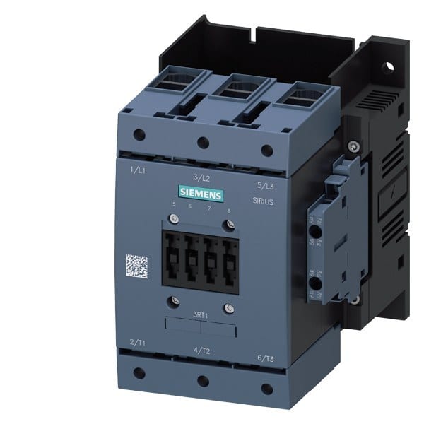 SIEMENS - Schütz, AC-3e, 115 A/55 kW/400V, 3-polig, 2S+2Ö, Rahmenklemme/Schraubanschluss