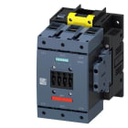 SIEMENS - Schütz,AC-3e,115A/55kW/400V,3-polig,AC/DC200-277V,F-PLC-IN,2S+2Ö,Rahmenklemme...
