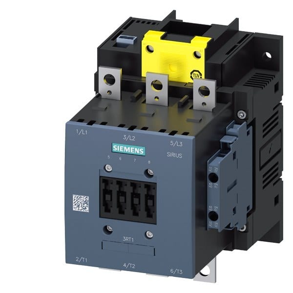 SIEMENS - Schütz, AC-1, 275 A/690 V/40 °C, 3-polig, AC/DC 96-127V, F-PLC-IN, 2S+2Ö