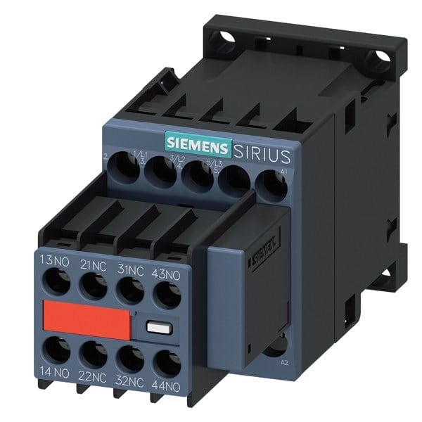 SIEMENS - Schütz, AC-3e,16A/7,5kW/400V,3-polig,AC110V/50Hz,120V/60Hz,2S+2Ö,Schraubansch...