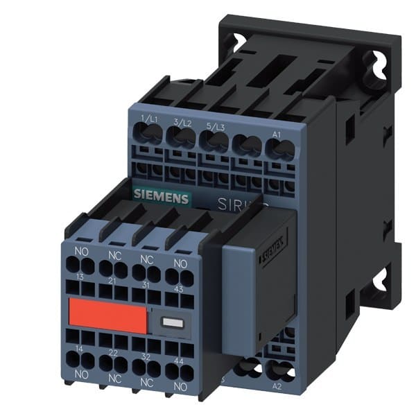 SIEMENS - Schütz, AC-3e, 16 A/7,5 kW/400V, 3-polig, AC 230V,50/60Hz,2S+2Ö,Federzugansch...