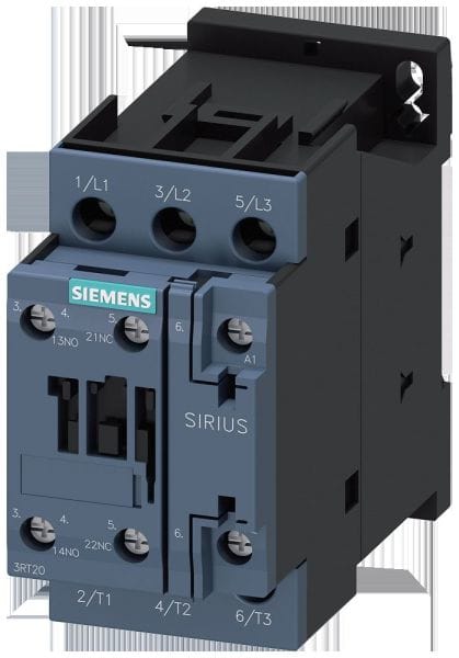 SIEMENS - Schütz, AC-3e, 12 A/5,5 kW/400V, 3-polig, AC 208V, 50/60Hz,1S+1Ö,Schraubansch...