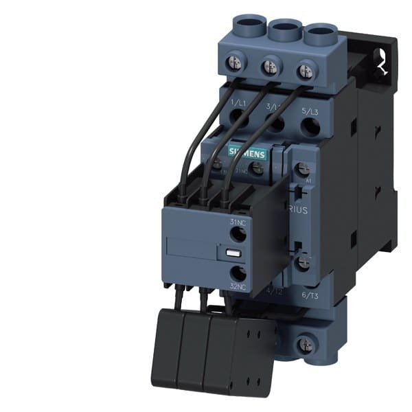 SIEMENS - Schütz, AC-6B, 33kVAr/400V, 1S+2Ö, AC 110V/50Hz, 120V/60Hz, 3-polig, Schrauba...