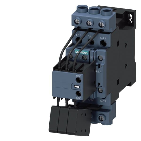 SIEMENS - Schütz, AC-6B, 33kVAr/400V, 1S+2Ö, AC/DC-Betätigung AC/DC 200-280V, 3-polig
