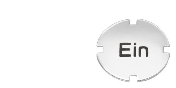 SIEMENS - Einlegeschild für Drucktaster und Leuchtdrucktaster, flach, klar