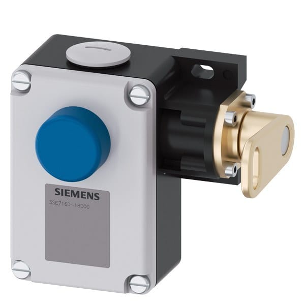 SIEMENS - SIRIUS-Seilzugschalter+Hebel Metallg., 2xM25x1,5 1S+1Ö, Verrastung EN ISO 13850
