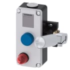 SIEMENS - Bandschieflaufgerät, 2x M25x1,5 2S+2Ö, Rastung EN ISO 13850 Druckknopfentrieg...