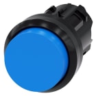 SIEMENS - Drucktaster, 22mm, rund, Kunststoff, blau, Druckknopf
