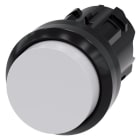 SIEMENS - Drucktaster, 22mm, rund, Kunststoff, weiß, Druckknopf