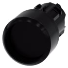 SIEMENS - Drucktaster, 22mm, rund, Kunststoff, schwarz, Frontring