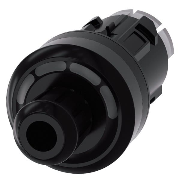 SIEMENS - ID-Schlüsselschalter, 22mm, rund, Kunststoff, schwarz, RFID, Schaltwinkel 3x45°