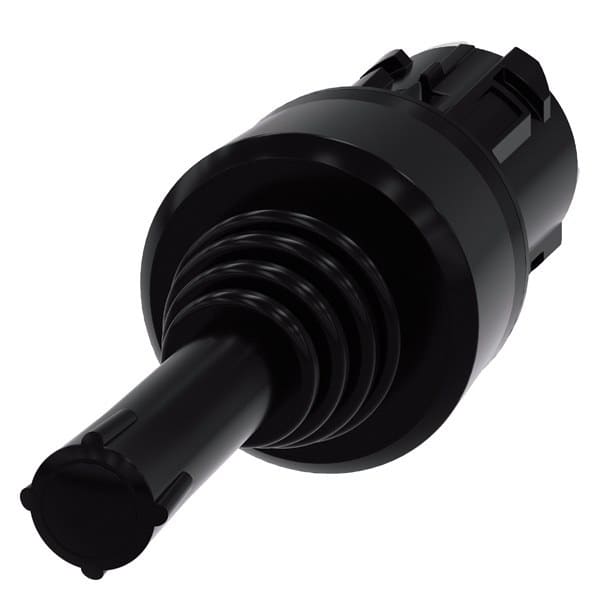 SIEMENS - Koordinatenschalter, 22mm, rund, Kunststoff, schwarz, senkrecht verrastend