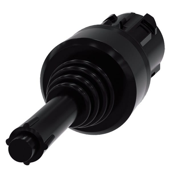 SIEMENS - Koordinatenschalter, 22 mm, rund, Kunststoff, schwarz, senkrecht