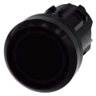 SIEMENS - Drucktaster, mit Leuchtdrucktasteraufbau, 22mm, rund, Kunststoff, schwarz