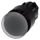 SIEMENS - Pilzdrucktaster, beleuchtet, 22mm, rund, Kunststoff, klar, 30mm