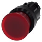 SIEMENS - Pilzdrucktaster, beleuchtet, 22mm, rund, Kunststoff, rot, 30mm
