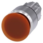 SIEMENS - Pilzdrucktaster, beleuchtet, 22mm, rund, Metall, hochglanz, amber, 30mm