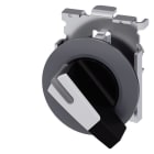 SIEMENS - Knebelschalter, beleuchtbar, 30mm, rund, Metall, matt, weiß