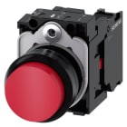 SIEMENS - Drucktaster, 22mm, rund, Kunststoff, rot, Druckknopf, 1Ö