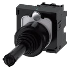 SIEMENS - Koordinatenschalter, 22mm, rund, Kunststoff, schwarz, senkrecht verrastend