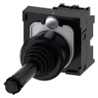 SIEMENS - Koordinatenschalter, 22mm, rund, Kunststoff, schwarz, senkrecht, 1S, 1S