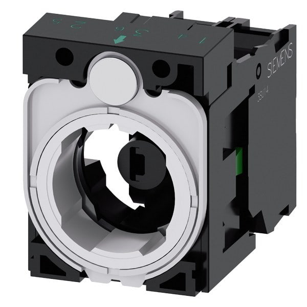 SIEMENS - Halter für 3 Module, 1S, LED-Modul, amber, AC/DC 6-24V