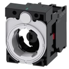 SIEMENS - Halter für 3 Module, 1Ö, LED-Modul, rot, AC/DC 6-24V