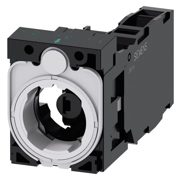 SIEMENS - Halter für 3 Module, 1S+1Ö, LED-Modul, rot, AC/DC 6-24V