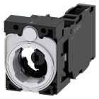 SIEMENS - Halter für 3 Module, 1S+1Ö, LED-Modul, amber, AC/DC 6-24V