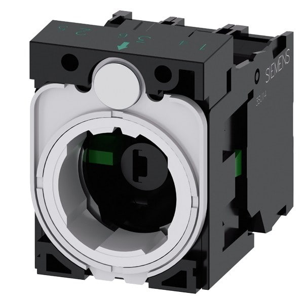 SIEMENS - Halter für 3 Module, 1S, 1S, LED-Modul, rot, AC/DC 6-24V