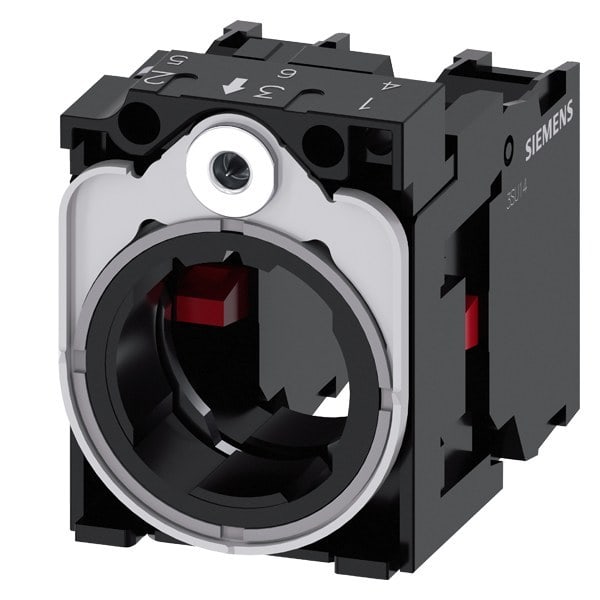 SIEMENS - Halter für 3 Module, Metall, 1Ö, 1Ö, Schraubanschluss